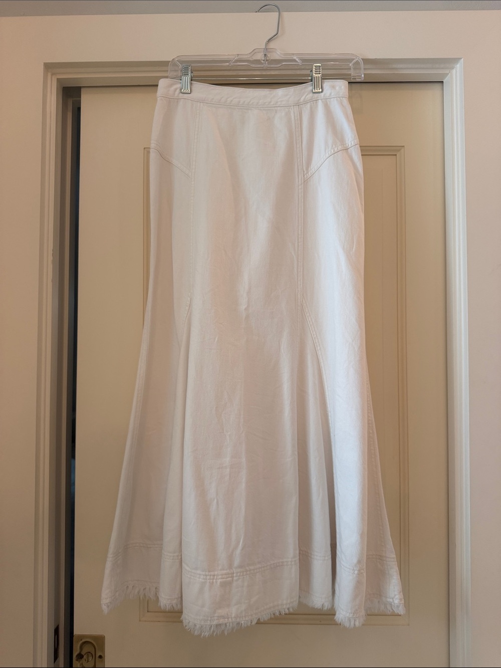 Madewell denim maxi skirt